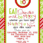 Super Cute Holiday Invite Christmas Party Invitation Wording