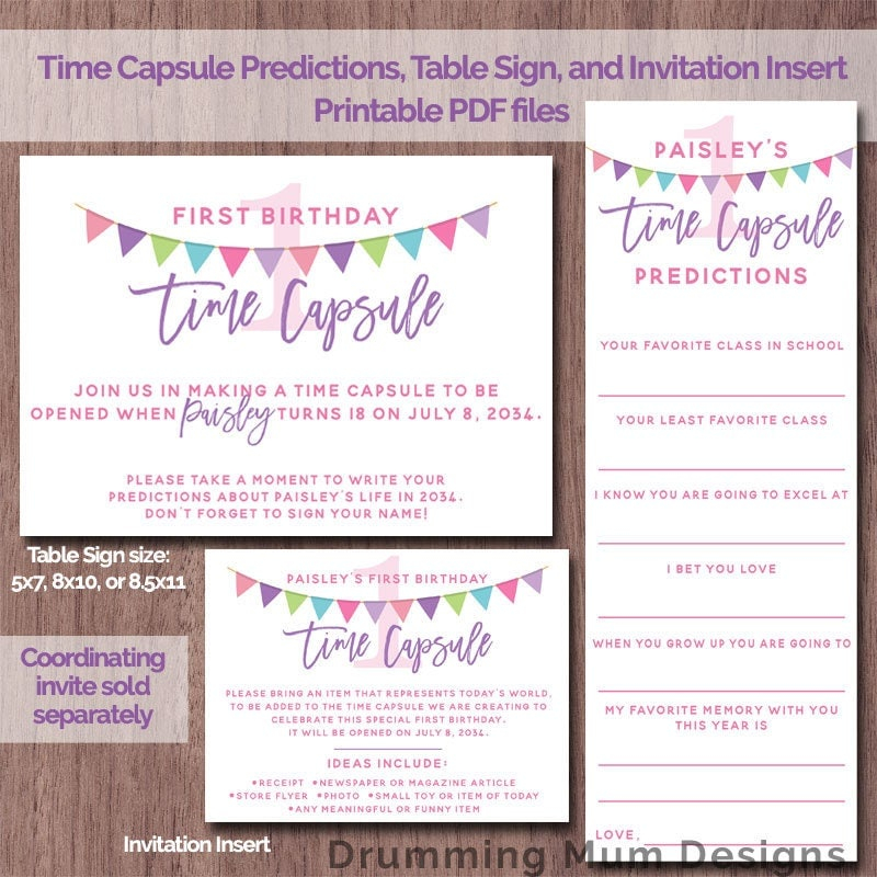Free Printable First Birthday Time Capsule Template NewFreePrintable free-printable-first-birthday-time-capsule-template-newfreeprintable
