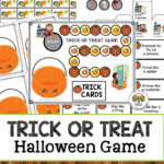 Trick Or Treat Halloween Game Pre K Printable Fun