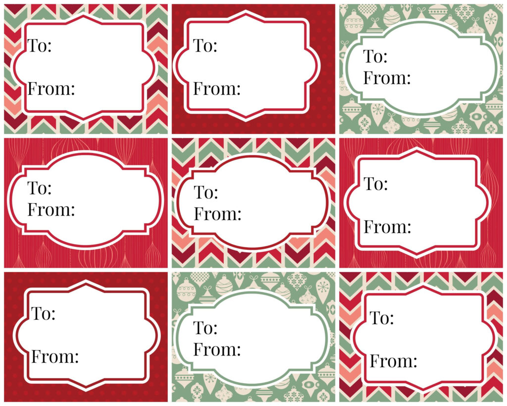 Vintage Christmas Gift Tags Free Printables Refresh Restyle