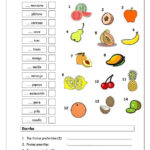 Vocabulario Frutas Spanish Worksheets Learning Spanish Spanish