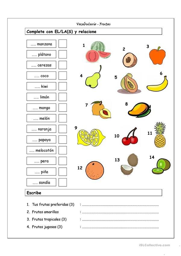 Vocabulario Frutas Spanish Worksheets Learning Spanish Spanish Vocabulario Frutas Spanish Worksheets Learning Spanish Spanish