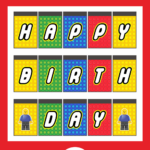 10 Best Printable LEGO Happy Birthday Sign Printablee