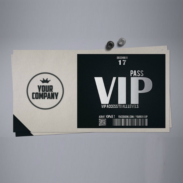 17 Best VIP Ticket Templates Illustrator Pages Publisher Word 