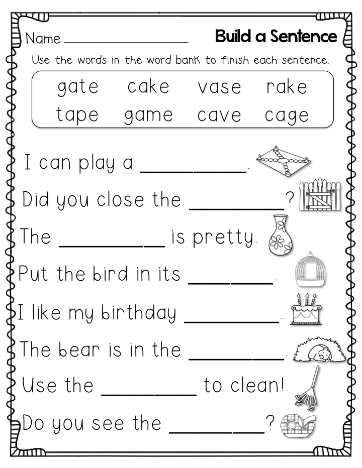 1st Grade Worksheets Best Coloring Pages For Kids