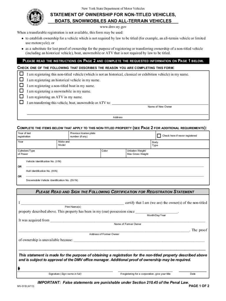2022 New York DMV Forms Fillable Printable PDF Forms Handypdf