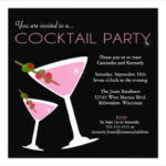 21 Stunning Cocktail Party Invitation Templates Designs Word PSD
