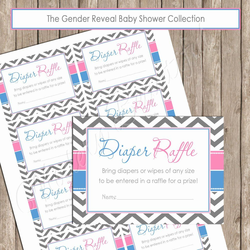  24 Diaper Raffle Inserts For Invitations In 2020 With Images 