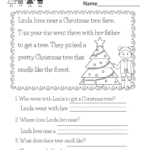 2nd Grade Christmas Reading Comprehension Worksheets