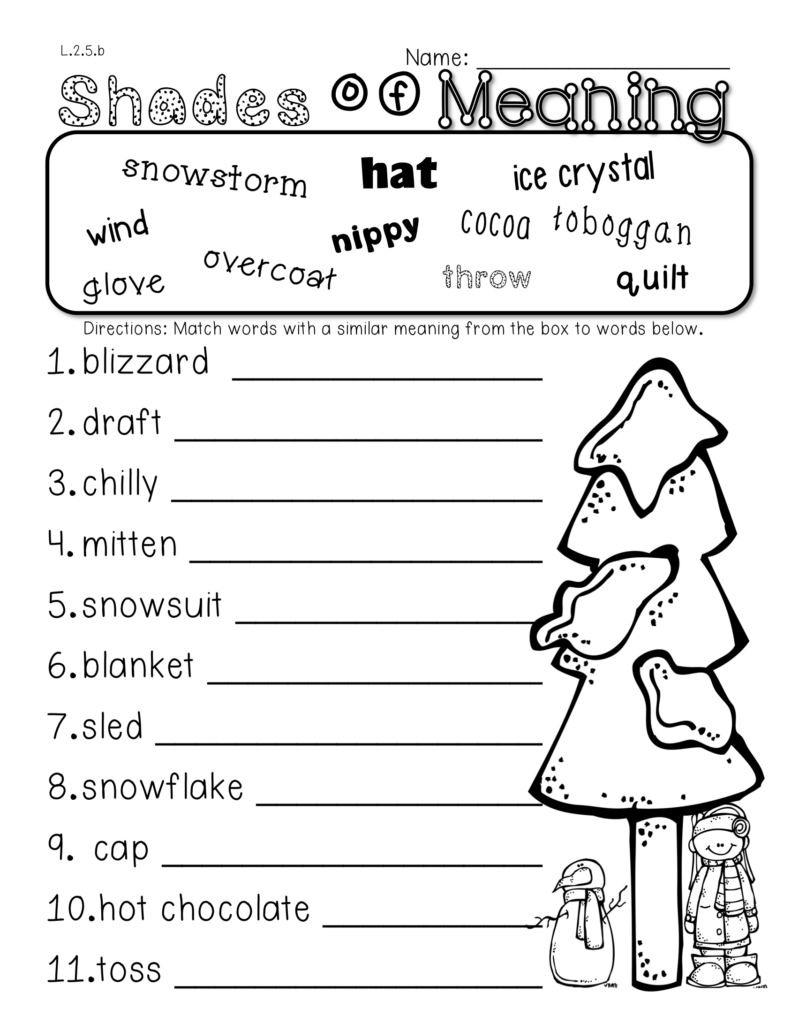 2nd Grade Common Core Winter Themed Math ELA Pack 100 Aligned 2nd 