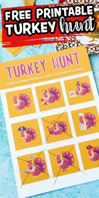 3 Fun Turkey Hunt Games Free Printable Play Party Plan