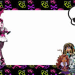 35 Monster High Birthday Invitation Template With Images Monster