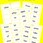 41 Laminated Dolch First Grade Sight Word Flashcards Learning