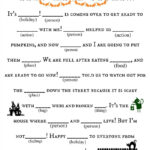 A Thoughtful Place Halloween Worksheets Halloween Mad Libs