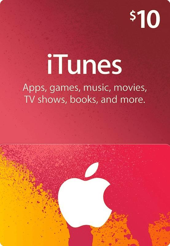  Apple ITunes Gift Card US 10 