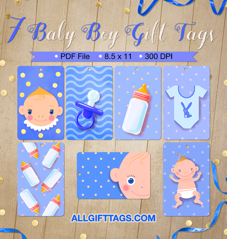 Baby Boy Gift Tags Baby Boy Gifts Gift Tags Diy Gifts For Boys