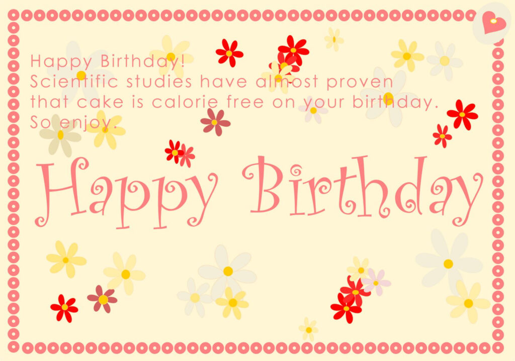 Birthday Card Messages With Images Free Happy Birthday Cards Happy 