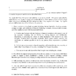 Blank Durable Power Of Attorney Form Free Printable Legal Forms