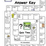 Board Game Quiz Time Pre intermediate Worksheet Free ESL