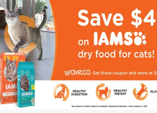 Canadian Daily Deals Save ca Iams Cat Food Coupon