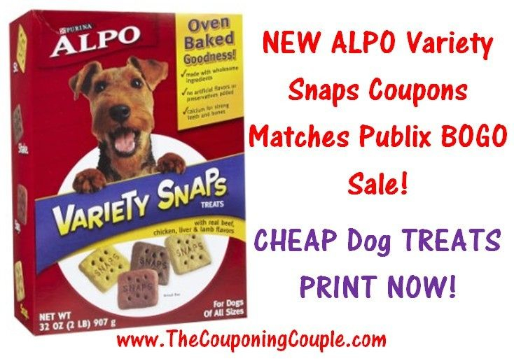 CHEAP ALPO Dog Treats Publix NEW Coupon BOGO Sale Dog Treats 