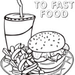 Coloring Pages Of Fast Food At GetColorings Free Printable