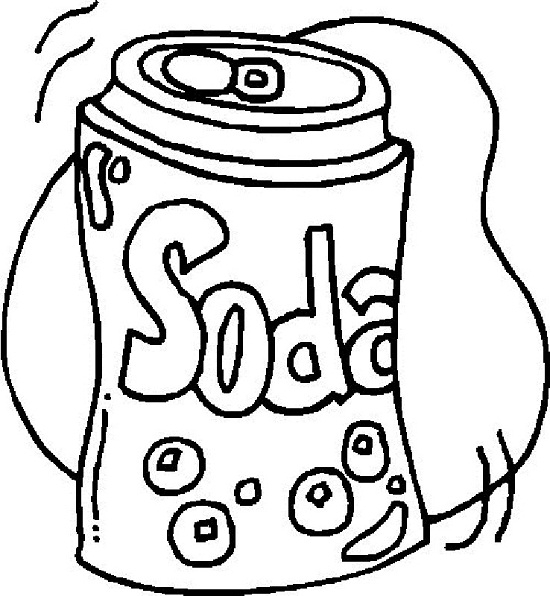 Coloring Pages Of Junk Food Coloring Pages