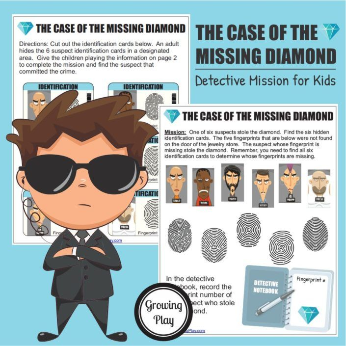 Detective Fingerprint Mission The Case Of The Missing Diamond Spy 
