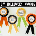 DIY Halloween Costume Award Prize Ribbons Halloween Prizes