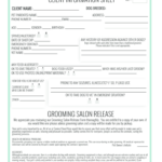 Dog Grooming New Client Form 2020 2022 Fill And Sign Printable