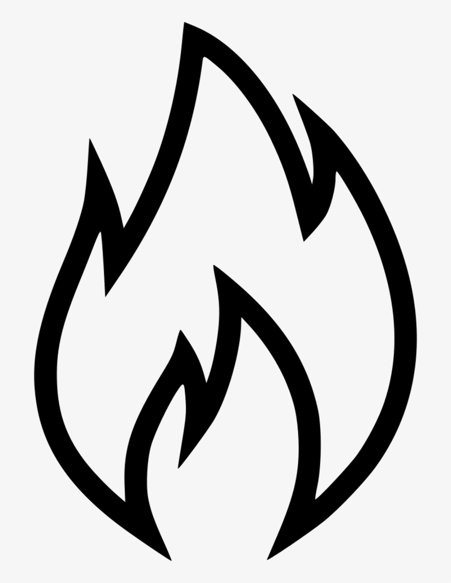 Download High Quality Flame Clipart Black Transparent PNG Images Art 