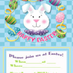 EASTER COLOURING FREE INVITATIONS TO EASTER PARTY TO PRINT
