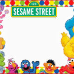 Elmo And Sesame Street Birthday Party Invitation Sesame Street