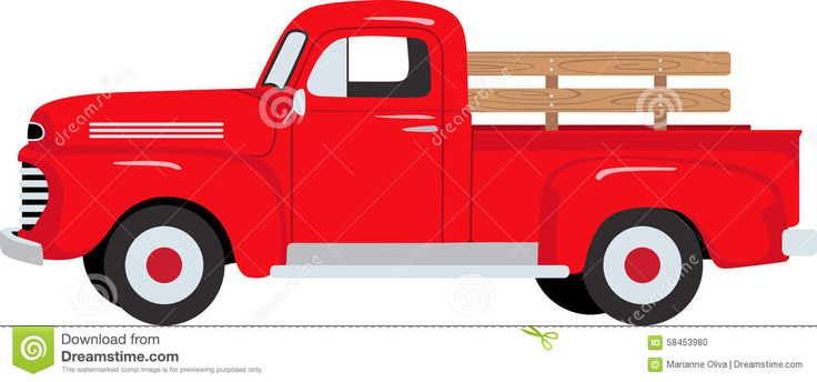 Farmer Red Pickup Truck Farm Trucks Pickup Trucks Red Truck