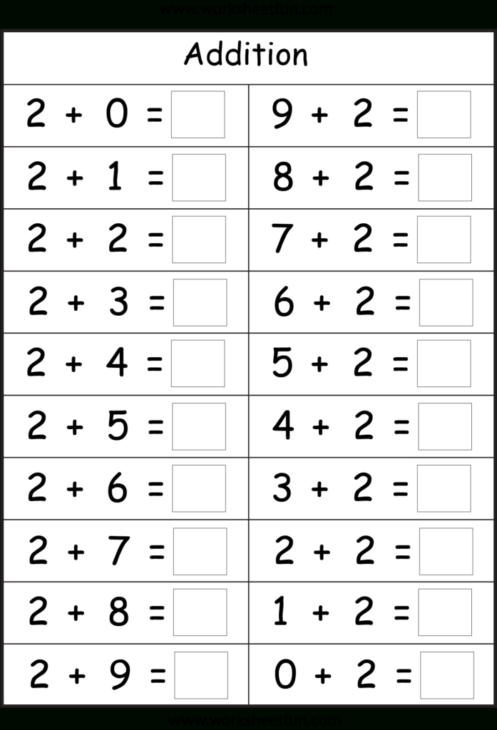 First Grade Math Facts Printable Worksheets Printable Worksheets