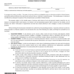 Florida Power Of Attorney Form Free Templates In PDF Word Excel To