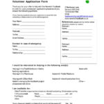 Food Bank Volunteer Application Form By Andrew Frere Smith Issuu