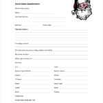 FREE 10 Sample Secret Santa Questionnaire Forms In PDF MS Word
