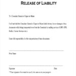 FREE 11 Sample Release Of Liability Forms In PDF MS Word