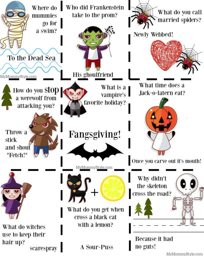 Free Halloween Joke Printables For Kids My Mommy Style