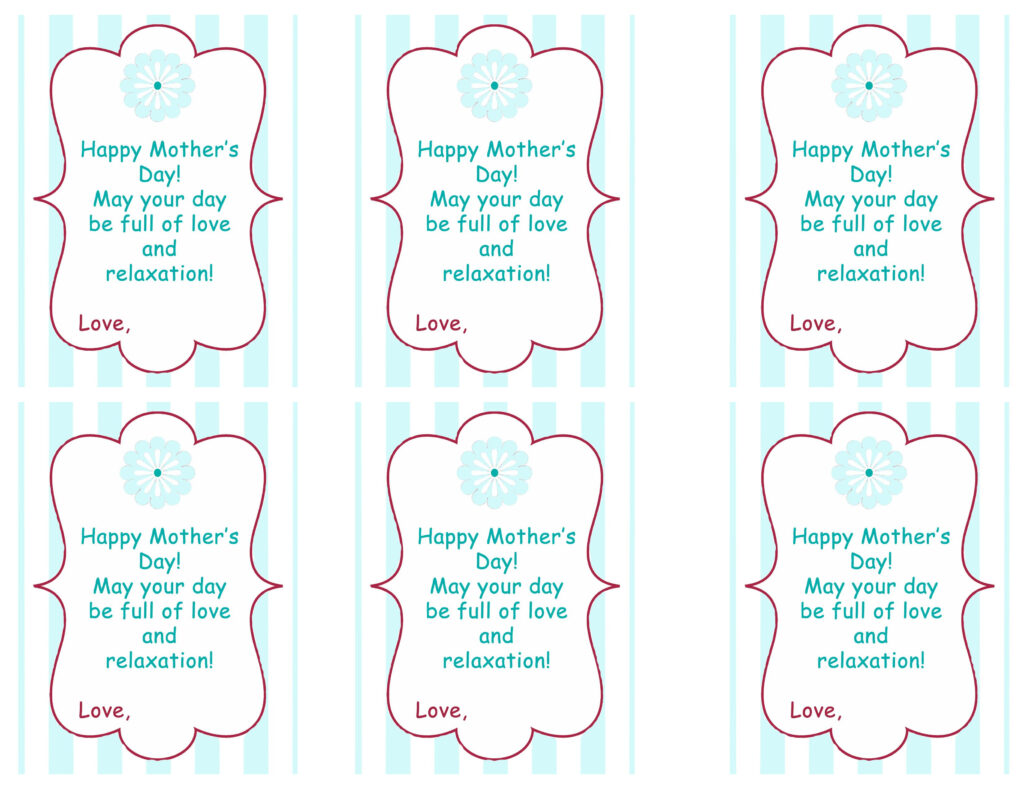 FREE Mothers Day Printables For Gift Tags Top Mother s Day Gifts 