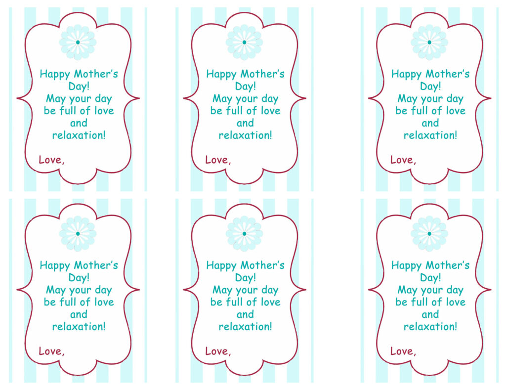 FREE Mothers Day Printables For Gift Tags Top Mother s Day Gifts 