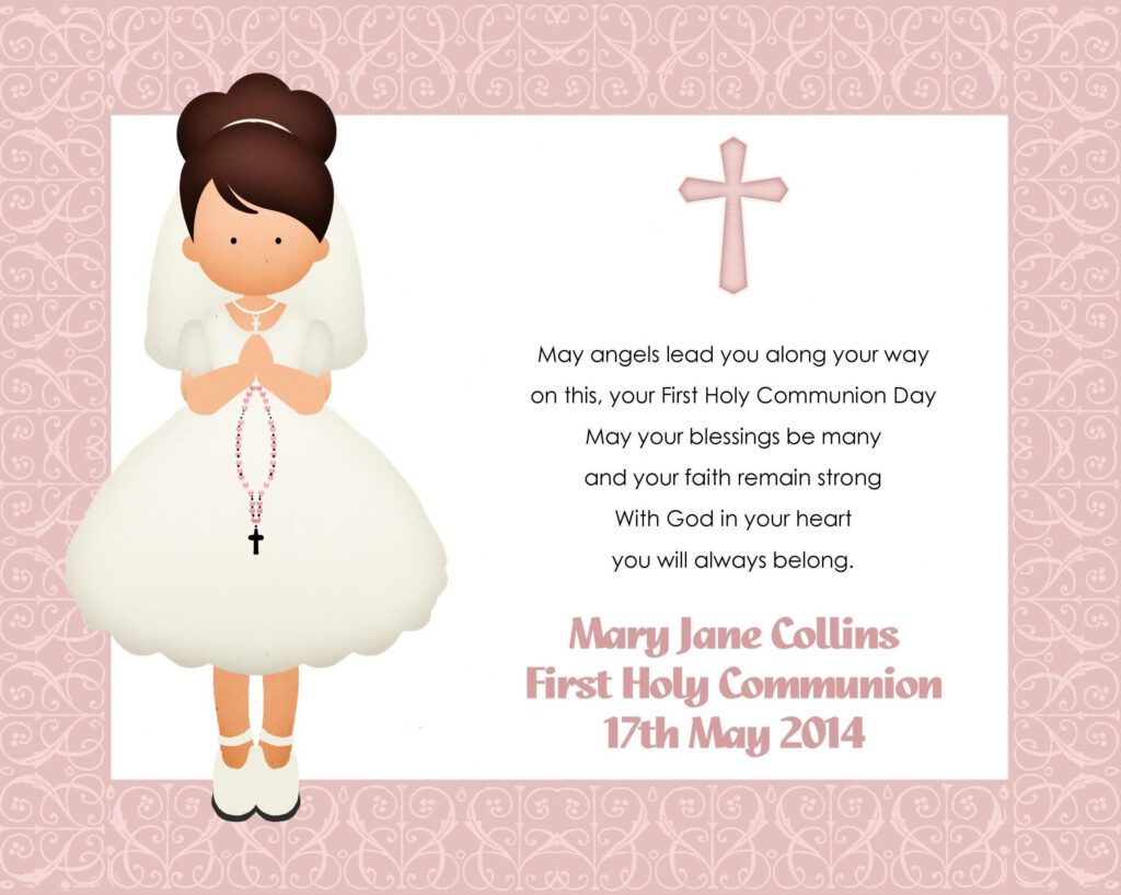 Free Printable 1St Communion Invitations Free Printable