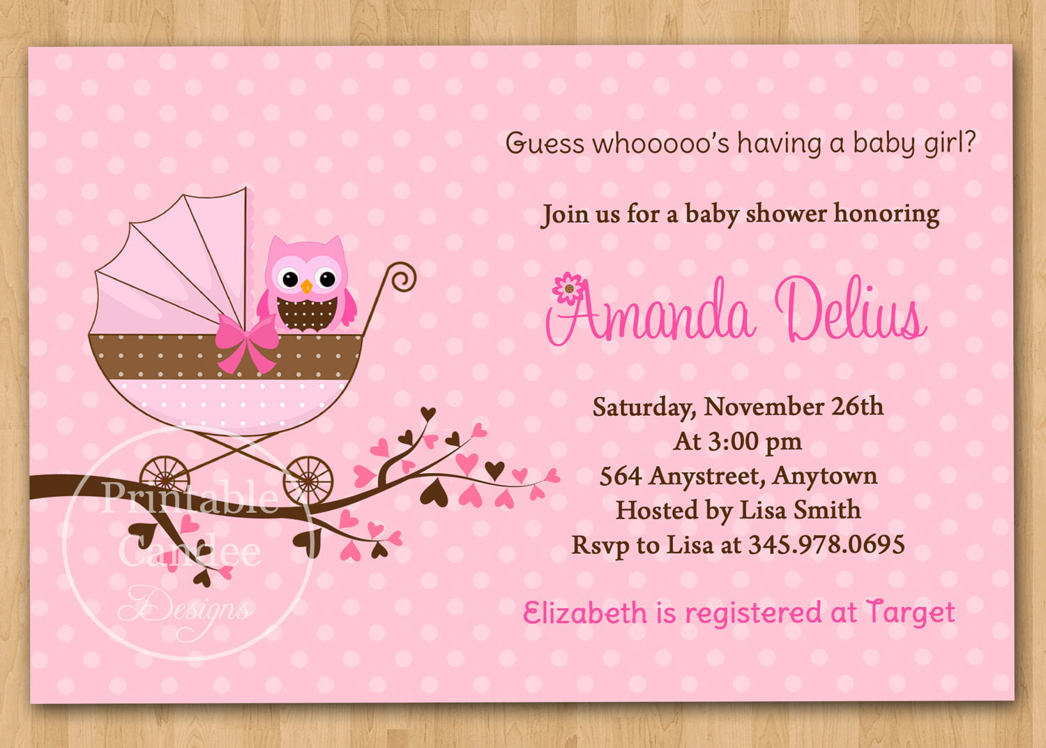 Free Printable Baby Shower Invitations For Girls FREE Printable Baby 