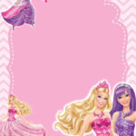 FREE Printable Barbie Birthday Invitation Templates Convite Barbie