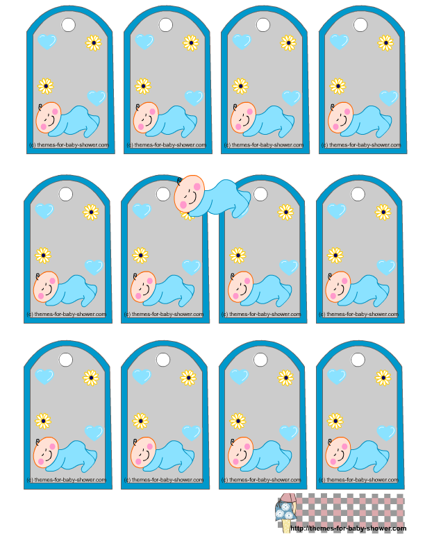 Free Printable Boy Baby Shower Favor Tags Cliparts co