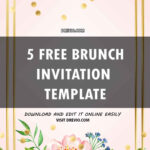 FREE PRINTABLE Brunch Invitation Template Brunch Invitations