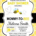 FREE Printable Bumblebee Baby Shower Invitations Bumble Bee Baby