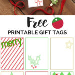 FREE Printable Christmas Gift Tags Christmas Gift Tag Template Gift