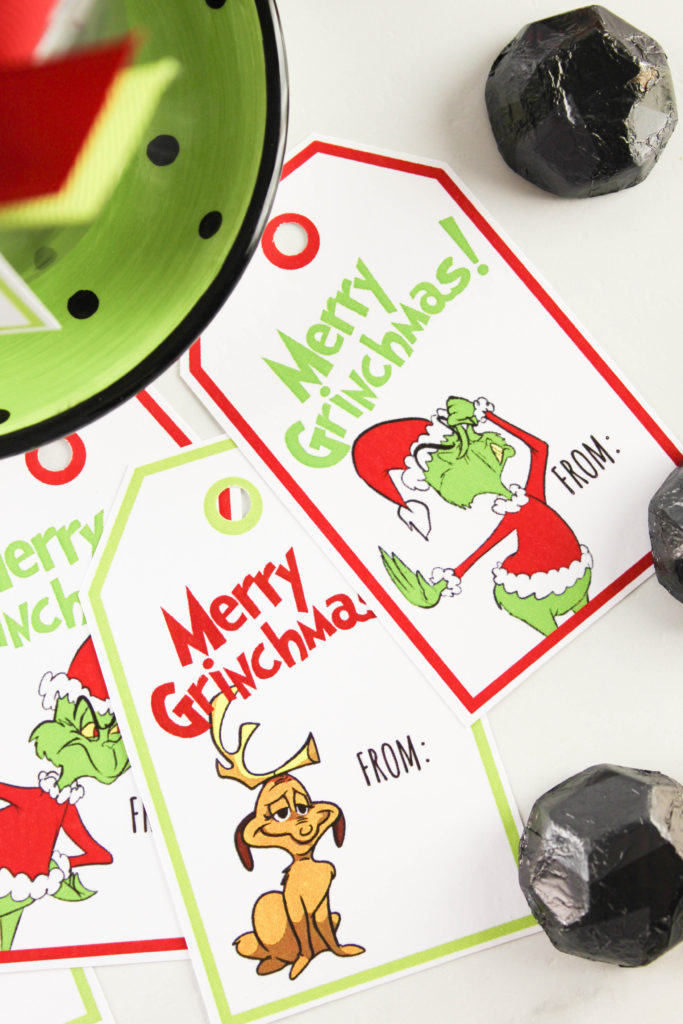 Free Printable Grinch Christmas Gift Tags Baking You Happier
